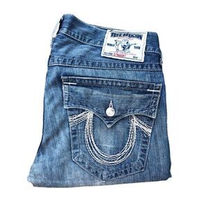 Vintage True Religion Jeans Size 36 STRAIGHT Blue